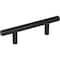 Elements 3" Center-to-Center Matte Black Naples Cabinet Bar Pull 136MB - alternate 1